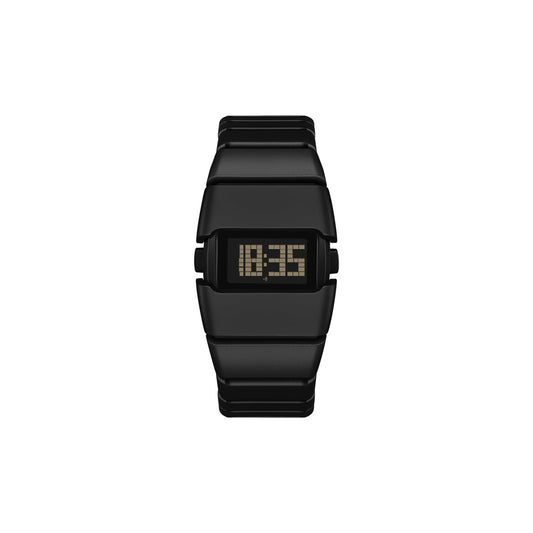 FIRLE Unique Digital Watch for Men, Retro Punk Wristwatch with Alarm Stopwatch Day Date, Luminous 12/24 Hour Display