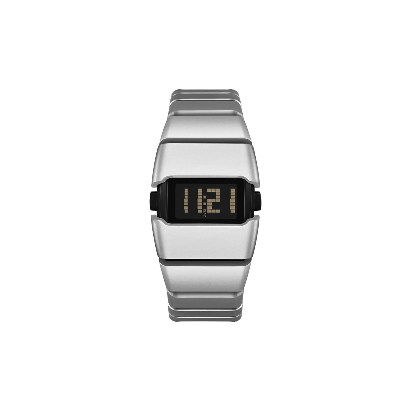 FIRLE Unique Digital Watch for Men, Retro Punk Wristwatch with Alarm Stopwatch Day Date, Luminous 12/24 Hour Display